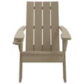 Miniatyrbillede 2 af 8: vidaXL Adirondack-havestol 75x88,5x89,5 cm polypropylen lysebrun
