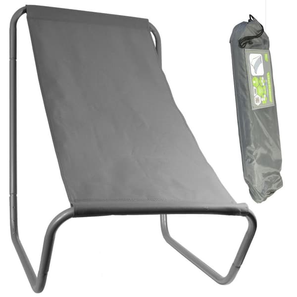 Liggestol - strandstol - foldbar med sort taske