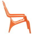 Pikkukuva 5 / 8: vidaXL Puutarhatuolit 2 kpl lapsille oranssi 37x34x44 cm PP puutyyli