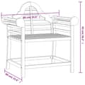 Miniatyrbillede 7 af 7: vidaXL havestol 88x60x92 cm massivt teaktræ