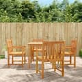 Miniatyrbilde 1 av 8: vidaXL Hagestoler 4 stk 56x55,5x90 cm heltre akasie