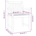 Miniatyrbillede 8 af 8: vidaXL havestole 8 stk. 56x55,5x90 cm massivt akacietræ