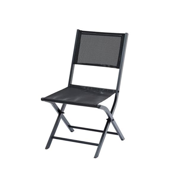 Set med 2 Modulo stolar med svart aluminiumram Wilsa Garden