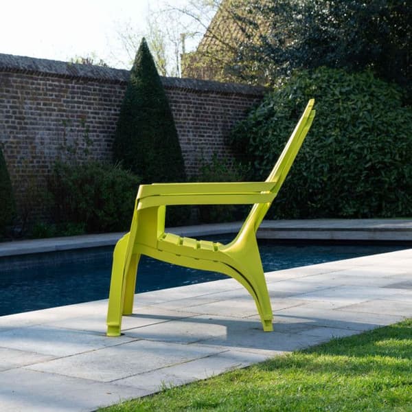 Adirondack-stol i polypropylen Wilsa Garden - Anis - 2 Adirondack-stolar