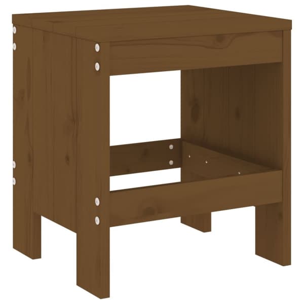 vidaXL haveskamler 2 stk. 40x36x45 cm massivt fyrretræ gyldenbrun