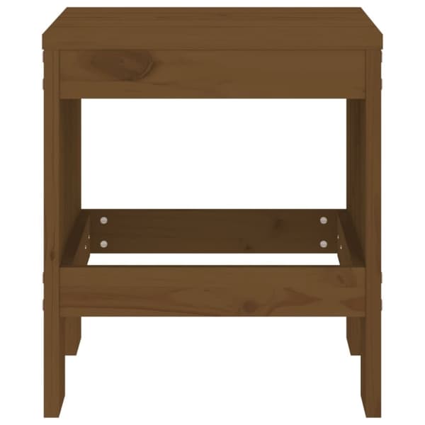 vidaXL haveskamler 2 stk. 40x36x45 cm massivt fyrretræ gyldenbrun