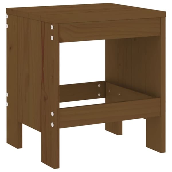 vidaXL haveskamler 2 stk. 40x36x45 cm massivt fyrretræ gyldenbrun