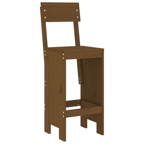 vidaXL Baarijakkarat 2 kpl hunajanruskea 40x48,5x115,5 cm täysi mänty