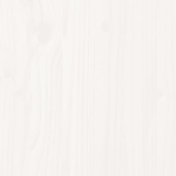 vidaXL barstole 2 stk. 40x48,5x115,5 cm massivt fyrretræ hvid