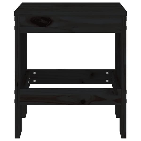 vidaXL Hagekrakker 2 stk svart 40x36x45 cm heltre furu