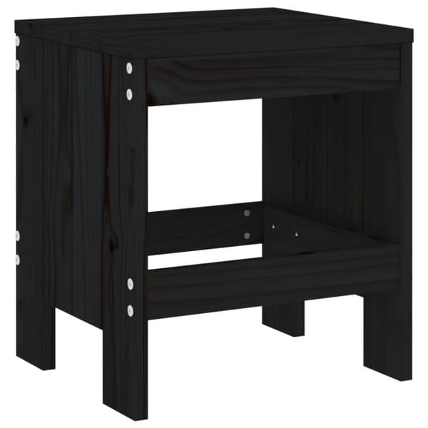vidaXL Hagekrakker 2 stk svart 40x36x45 cm heltre furu