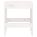 Miniatyrbillede 4 af 9: vidaXL haveskamler 2 stk. 40x36x45 cm massivt fyrretræ hvid