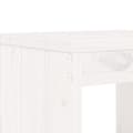 Miniatyrbillede 7 af 9: vidaXL haveskamler 2 stk. 40x36x45 cm massivt fyrretræ hvid