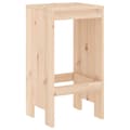 Miniatyrbilde 3 av 9: vidaXL Barkrakker 2 stk 40x36x75 cm heltre furu