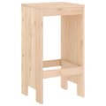 Miniatyrbilde 6 av 9: vidaXL Barkrakker 2 stk 40x36x75 cm heltre furu