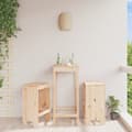 Miniatyrbilde 1 av 9: vidaXL Barkrakker 2 stk 40x36x75 cm heltre furu