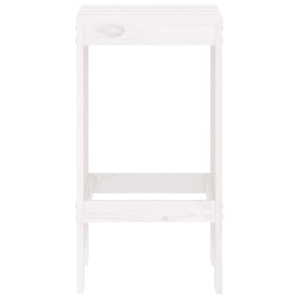 vidaXL Baarijakkarat 2 kpl valkoinen 40x36x75 cm täysi mänty