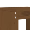 Miniatyrbillede 7 af 9: vidaXL barstole 2 stk. 40x36x75 cm massivt fyrretræ gyldenbrun