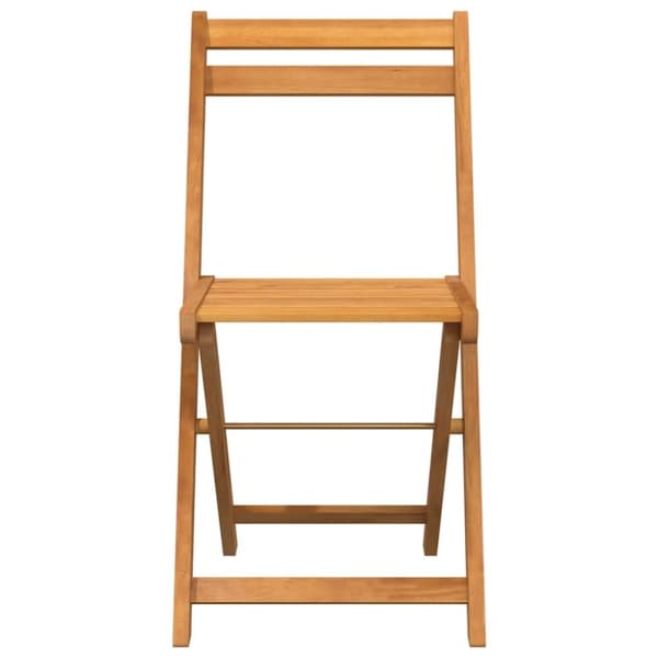 vidaXL foldbare bistrostole 8 stk. massivt akacietræ