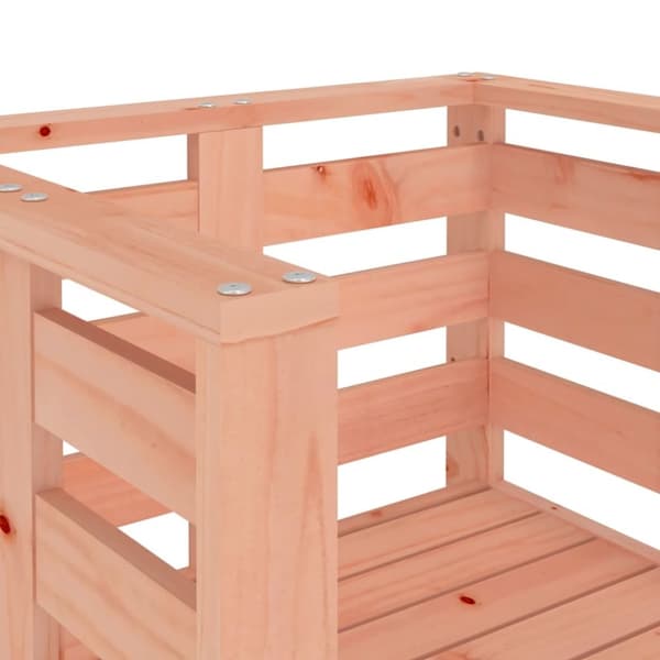 vidaXL Hagestoler 2 stk 61,5x53x71 cm heltre douglasgran