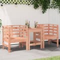 Miniatyrbilde 1 av 10: vidaXL Hagestoler 2 stk 61,5x53x71 cm heltre douglasgran