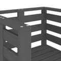 Miniatyrbilde 8 av 10: vidaXL Hagestoler 2 stk grå 61,5x53x71 cm heltre furu