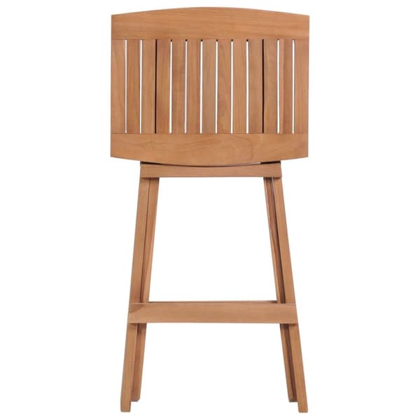 Hopfällbara barstolar 2 st massiv teak