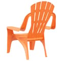 Miniatyrbild 6 av 8: Trädgårdsstolar 2 st för barn orange 37x34x44 cm PP träutseende