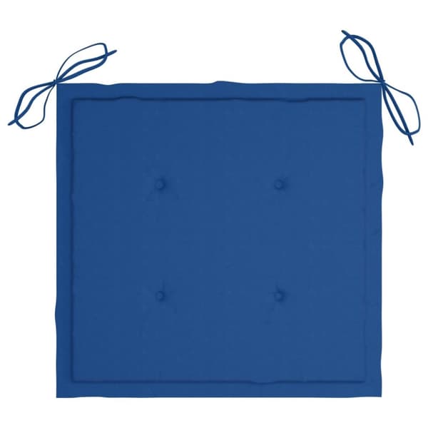 foldbare havestole 2 stk. med hynder bambus