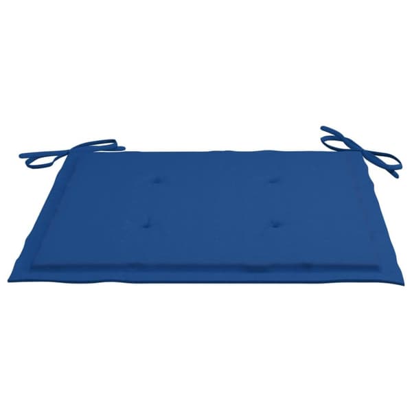 foldbare havestole 2 stk. med hynder bambus