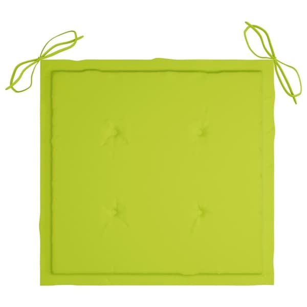 foldbare havestole 2 stk. med hynder bambus