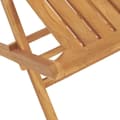 Miniatyrbild 4 av 5: Hopfällbara trädgårdsstolar 8 st 47x47x89 cm massiv teak