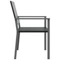 Miniatyrbillede 5 af 8: havestole 2 stk. 54x62,5x89 cm polyrattan sort