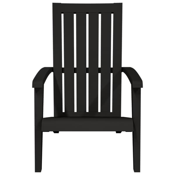 Adirondack-havestole 2 stk. polypropylen sort
