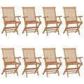 Miniatyrbild 1 av 7: Trädgårdsstolar 8 st massiv teak