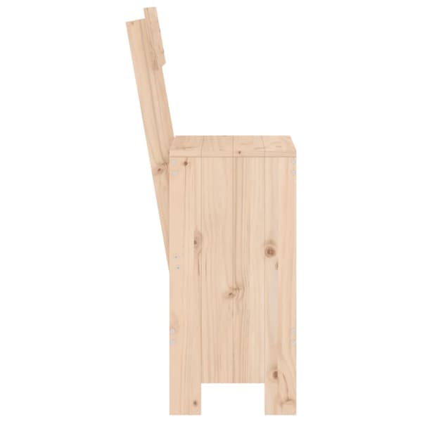 Baarijakkarat 2 kpl 40x48,5x115,5 cm täysi mänty