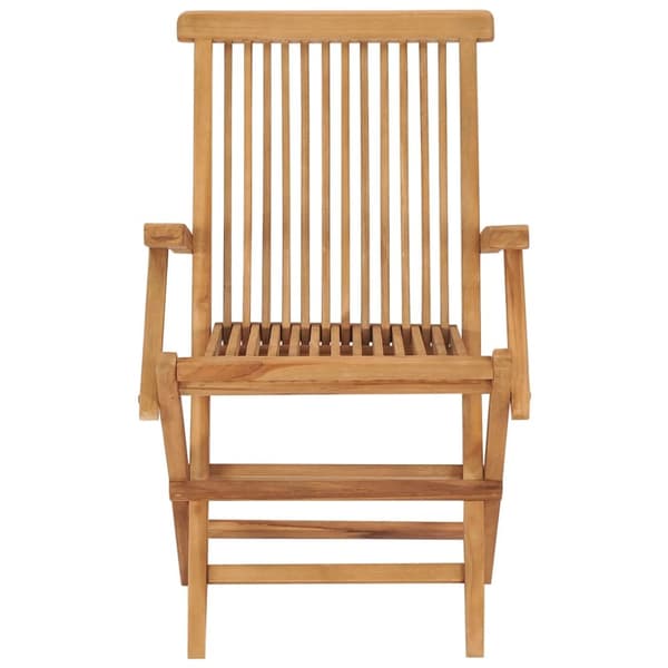 Trädgårdsstolar med grå dynor 4 st massiv teak