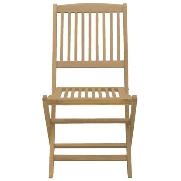 vidaXL Sammenleggbare hagestoler 4 stk 57x49x90 cm heltre akasie