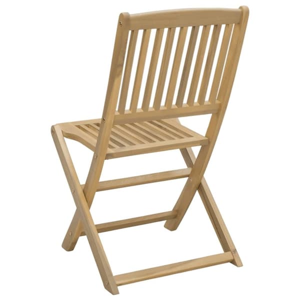 vidaXL foldbare havestole 4 stk. 57x49x90 cm massivt akacietræ