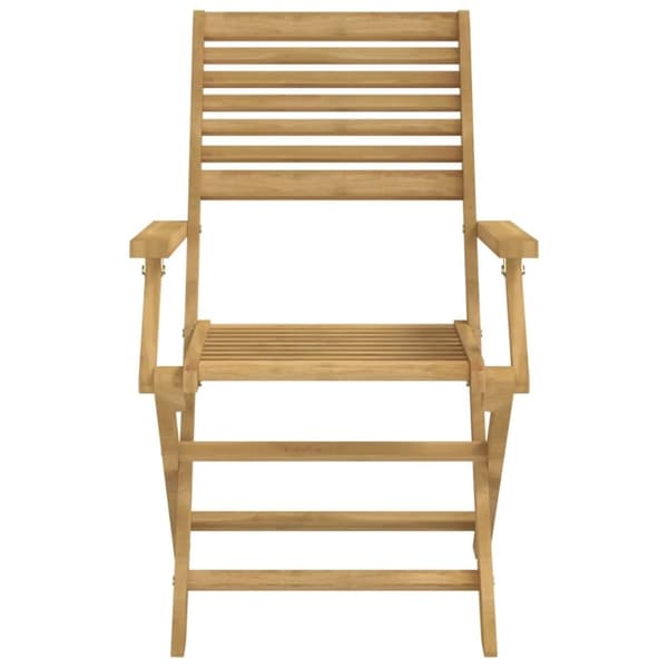 vidaXL Taitettavat puutarhatuolit 4 kpl 54,5x61,5x86,5 cm akasiapuu