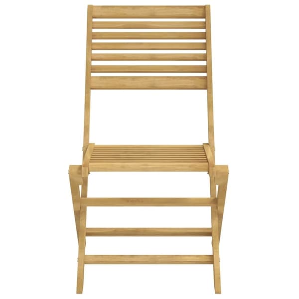 vidaXL Sammenleggbare hagestoler 4 stk 48,5x61,5x87 cm heltre akasie