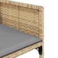 Miniatyrbillede 9 af 11: vidaXL havestole 4 stk. med hynder polyrattan blandet beige