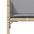 Miniatyrbillede 10 af 11: vidaXL havestole 4 stk. med hynder polyrattan blandet beige