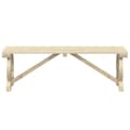 Miniatyrbilde 4 av 9: vidaXL Hagebenk 115 cm heltre gran