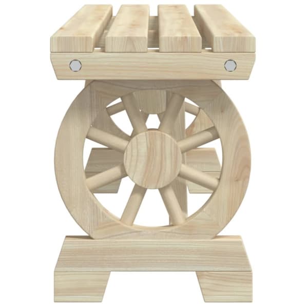 vidaXL Hagebenk 115 cm heltre gran