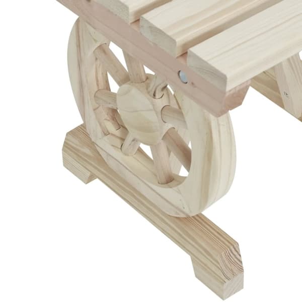 vidaXL Hagebenk 115 cm heltre gran