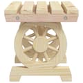Miniatyrbillede 5 af 9: vidaXL haveskammel 40x36,5x38,5 cm massivt grantræ