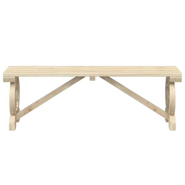 vidaXL Hagebenker 2 stk heltre gran