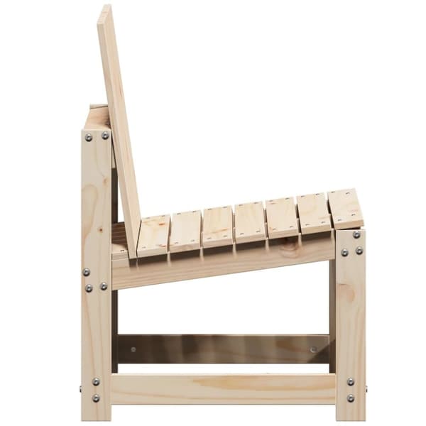 vidaXL Loungegrupp 3 delar massiv furu