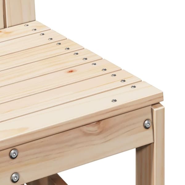 vidaXL Loungegrupp 3 delar massiv furu